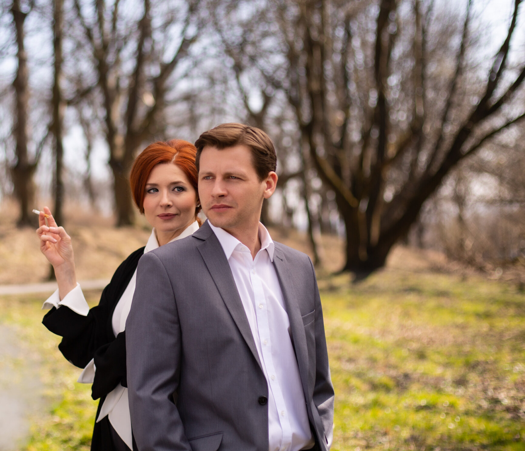 Patryk Szwichtenberg i Urszula Grabowska w spektaklu Pani Pylińska i sekret Chopina Teatr Bagatela, Scena na Sarego 7